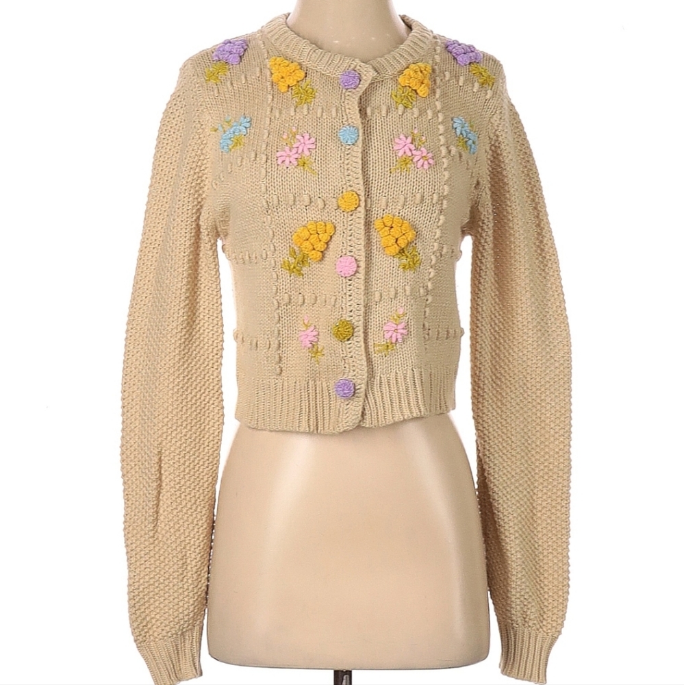 LoveShackFancy Briallon Cardigan sz XS